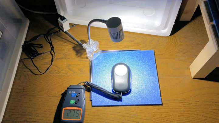 GEX LED リーフグローの照度測定